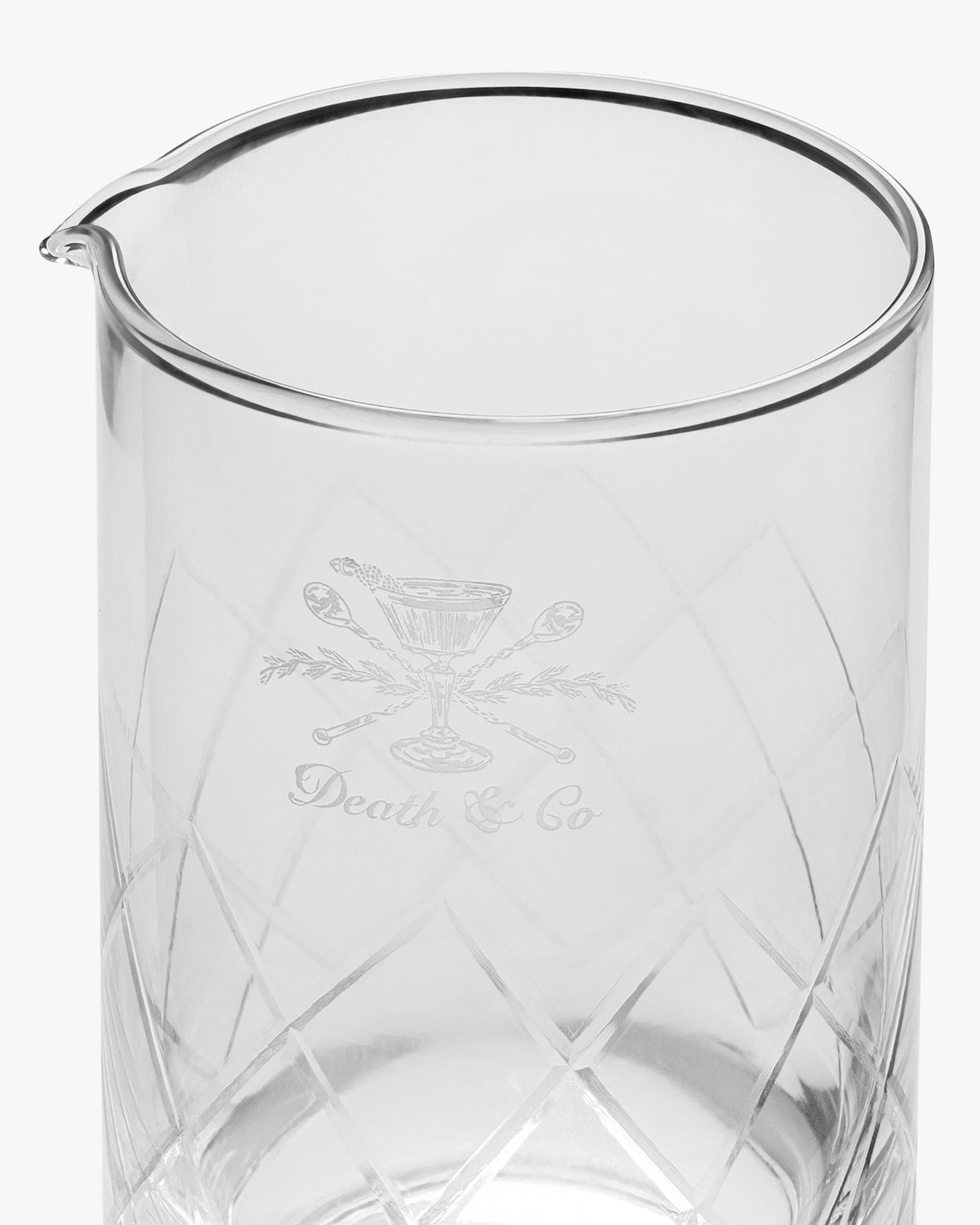 MIXING GLASSES 24-Ounce Etched Mixing Glass