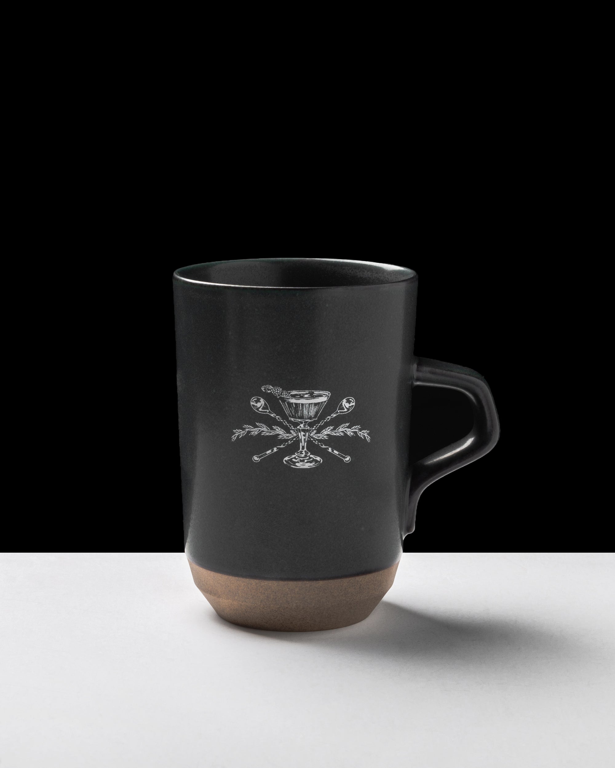 DRINKWARE Crest Mug by Kinto (Tall) - Black