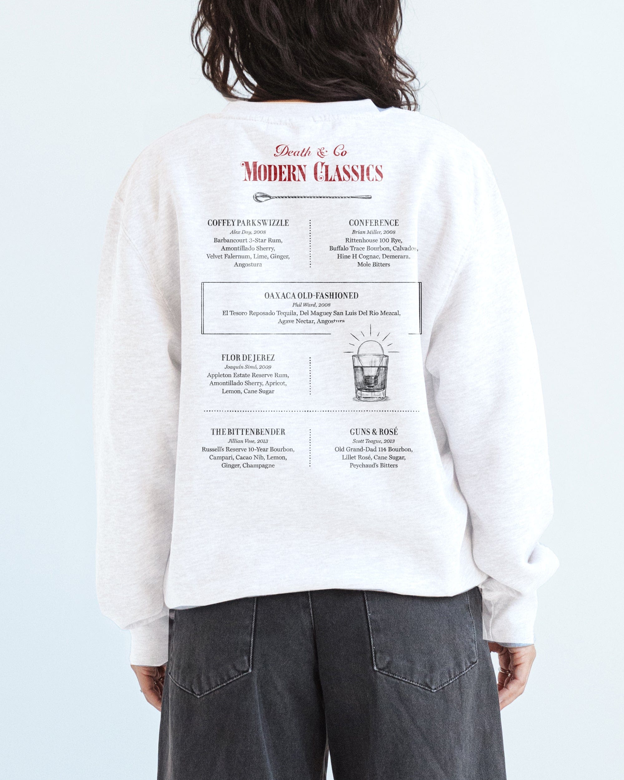 APPAREL Modern Classics Menu Crewneck