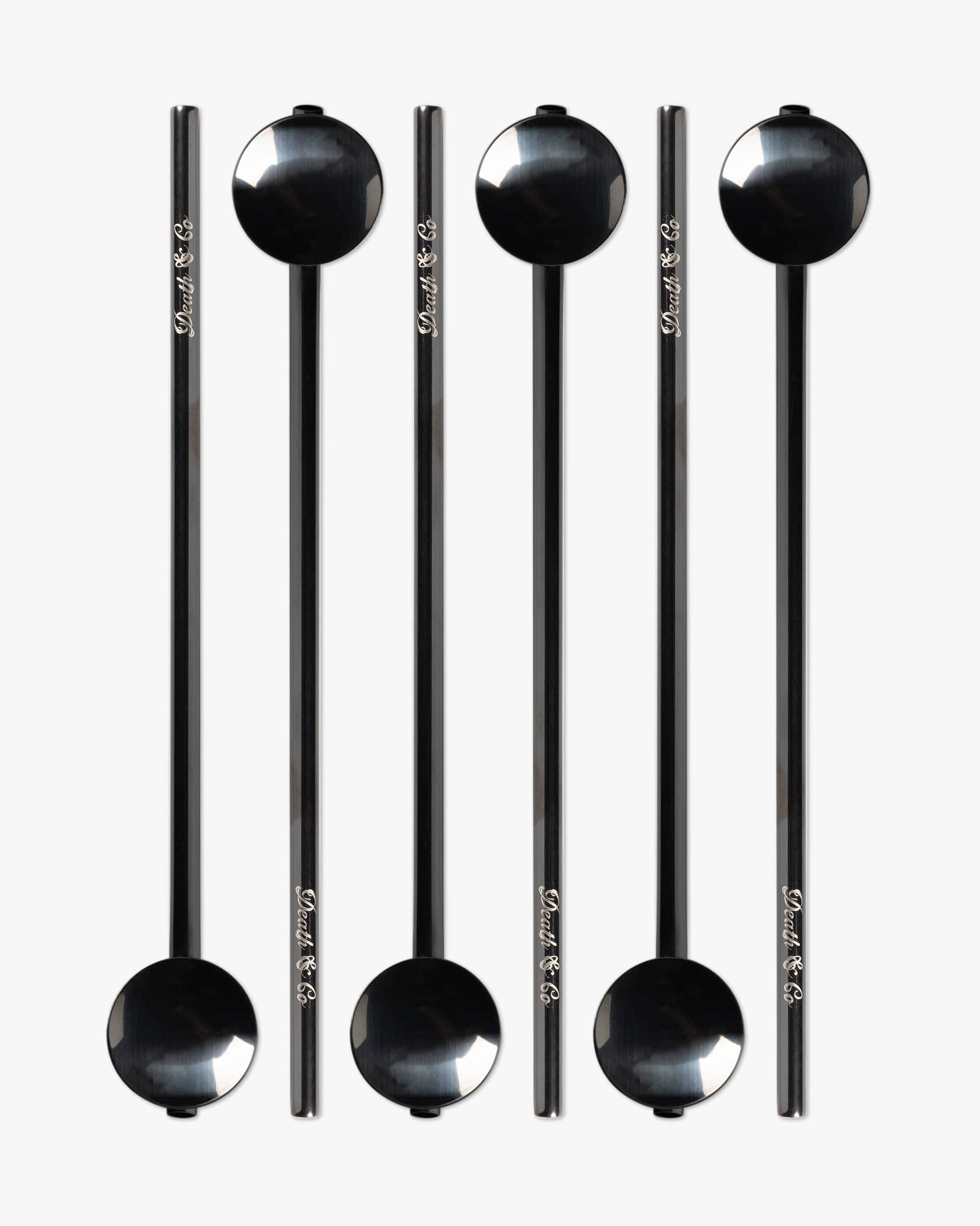 BAR-ACCESSORIES Spoon Straws (Pack of 6)