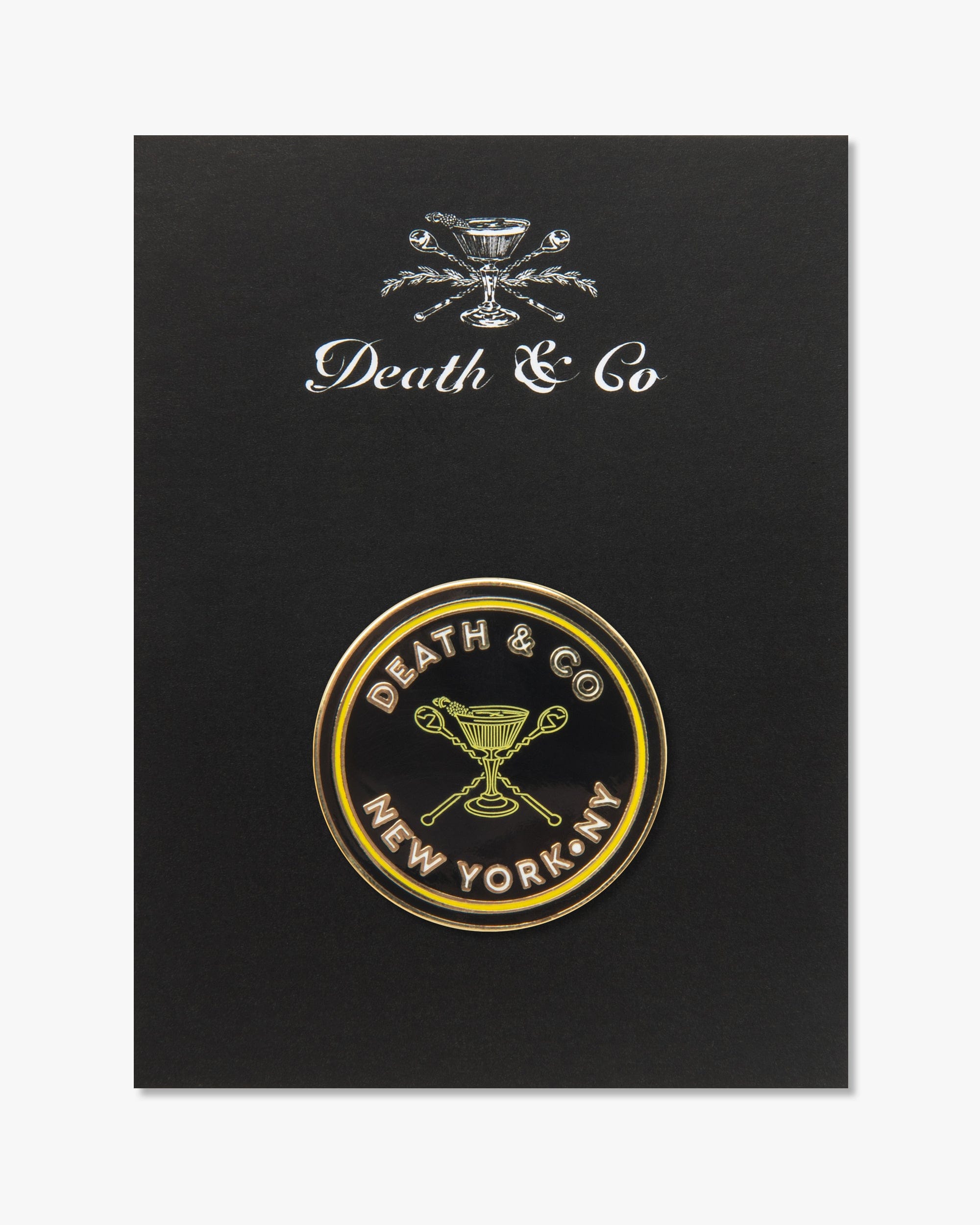 APPAREL-ACCESSORIES Death & Co NYC Lapel Pin