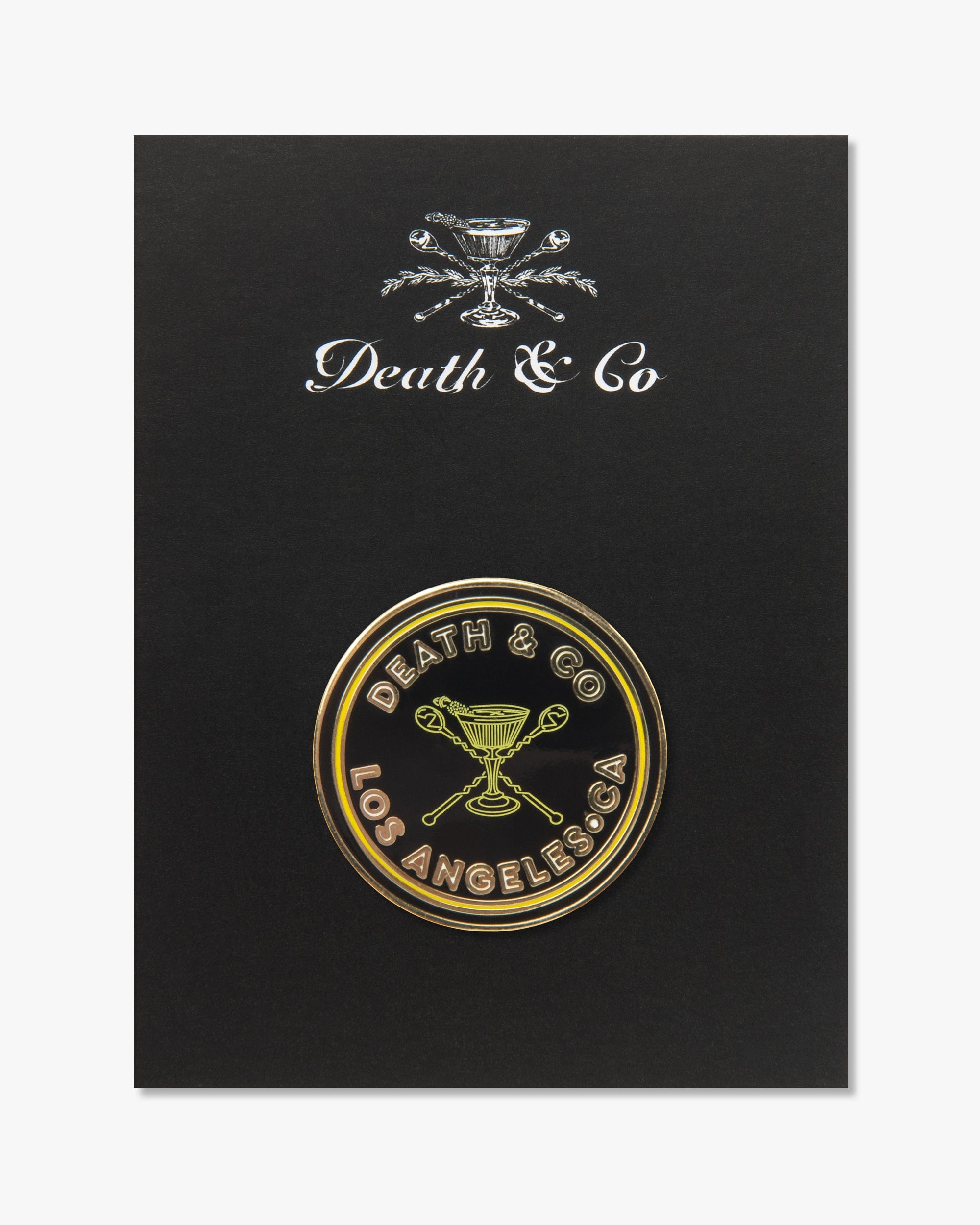 APPAREL-ACCESSORIES Death & Co Los Angeles Lapel Pin