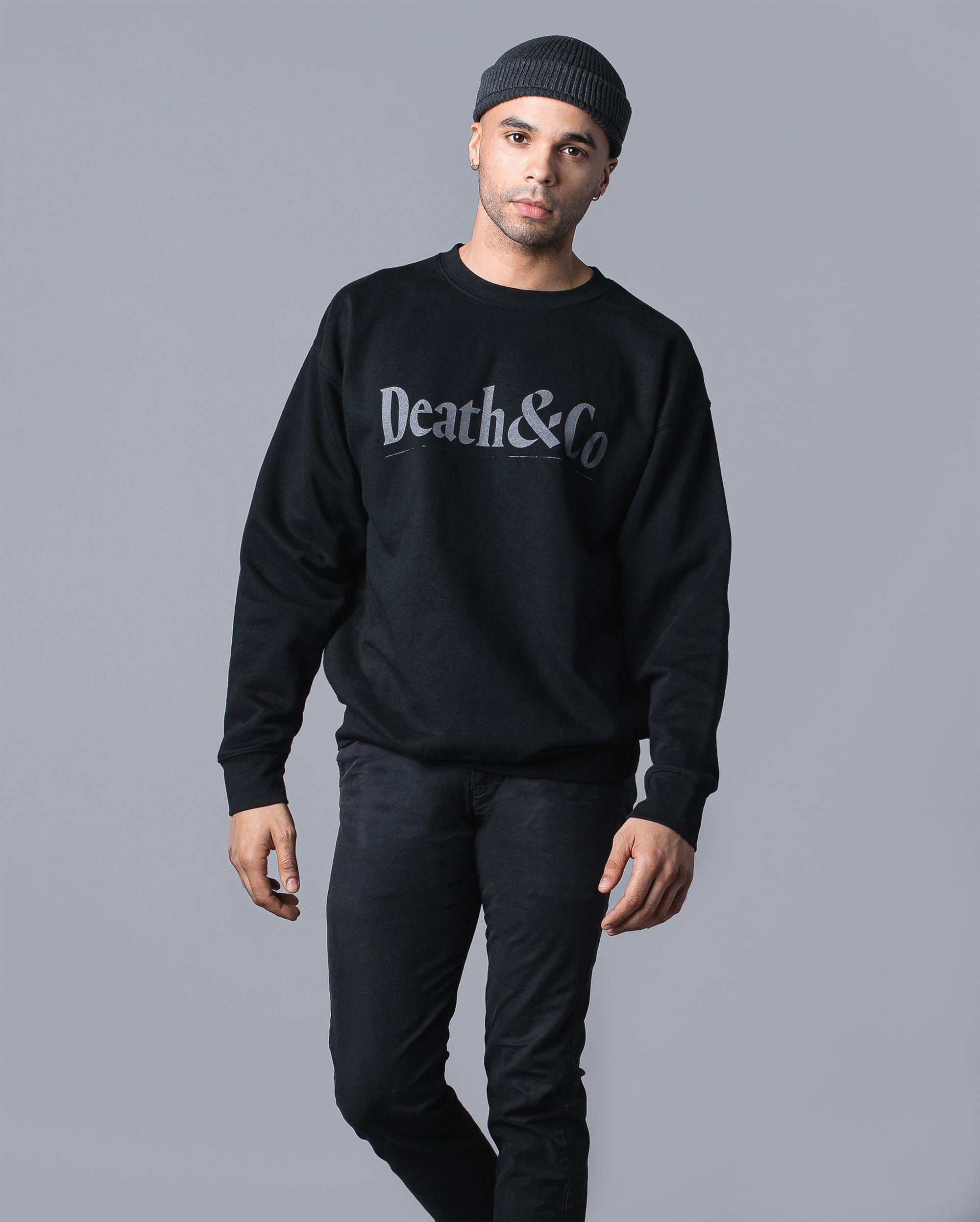 APPAREL Core Crew Fleece- Black