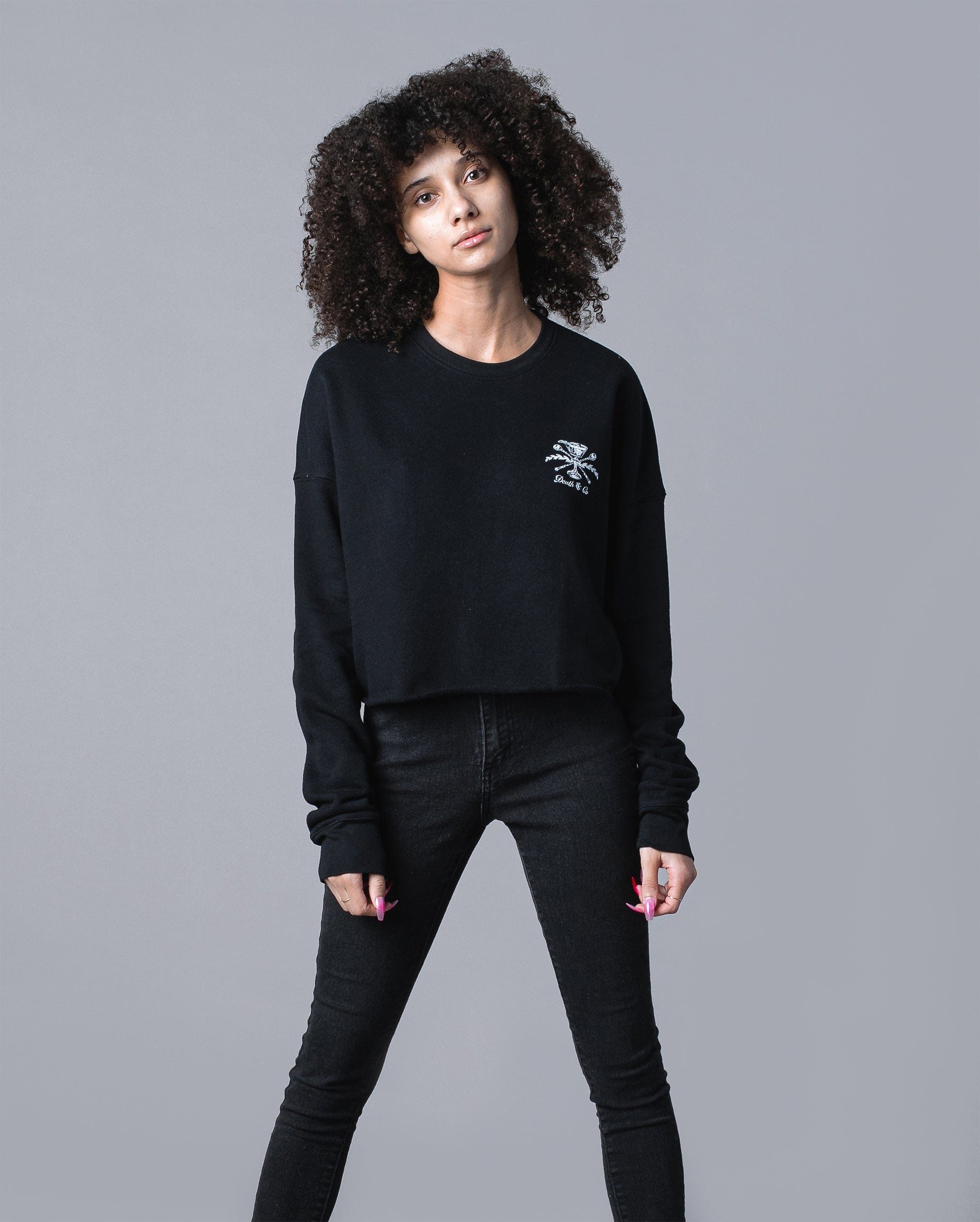 APPAREL Family Crest Women's Cropped Crewneck